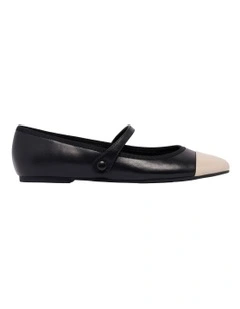 Pimma Ballet Flat in Black
