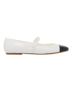 Pimma Ballet Flat in White