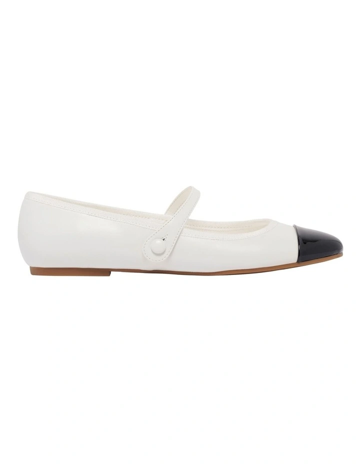 Pimma Ballet Flat in White image 1