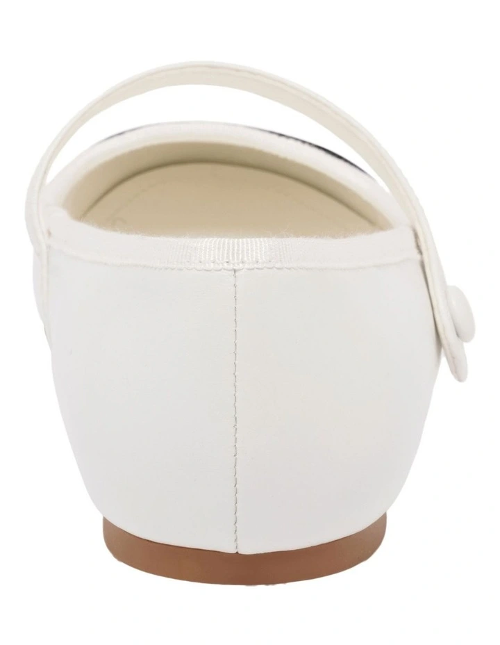 Pimma Ballet Flat in White image 4