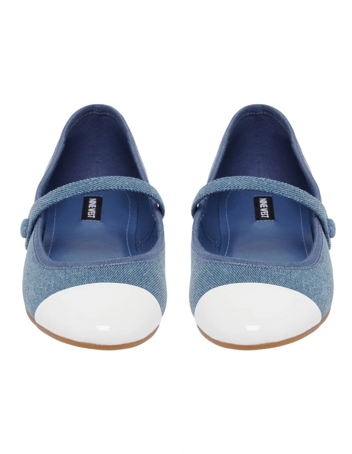 Pimma Ballet Flat in Blue image 3