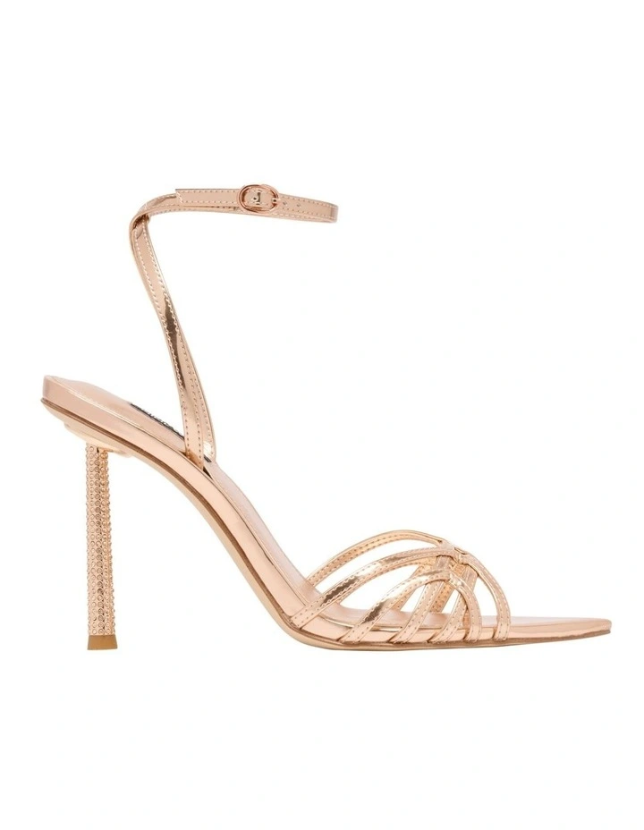 Paxal Heeled Sandal in Rose Gold image 1