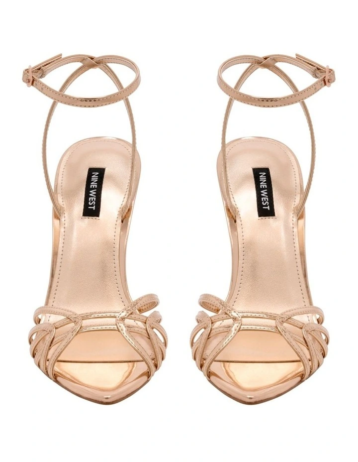 Paxal Heeled Sandal in Rose Gold image 3