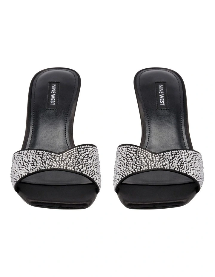 Rokke Heeled Sandal in Black image 3