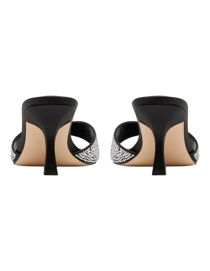 Rokke Heeled Sandal in Black image 4