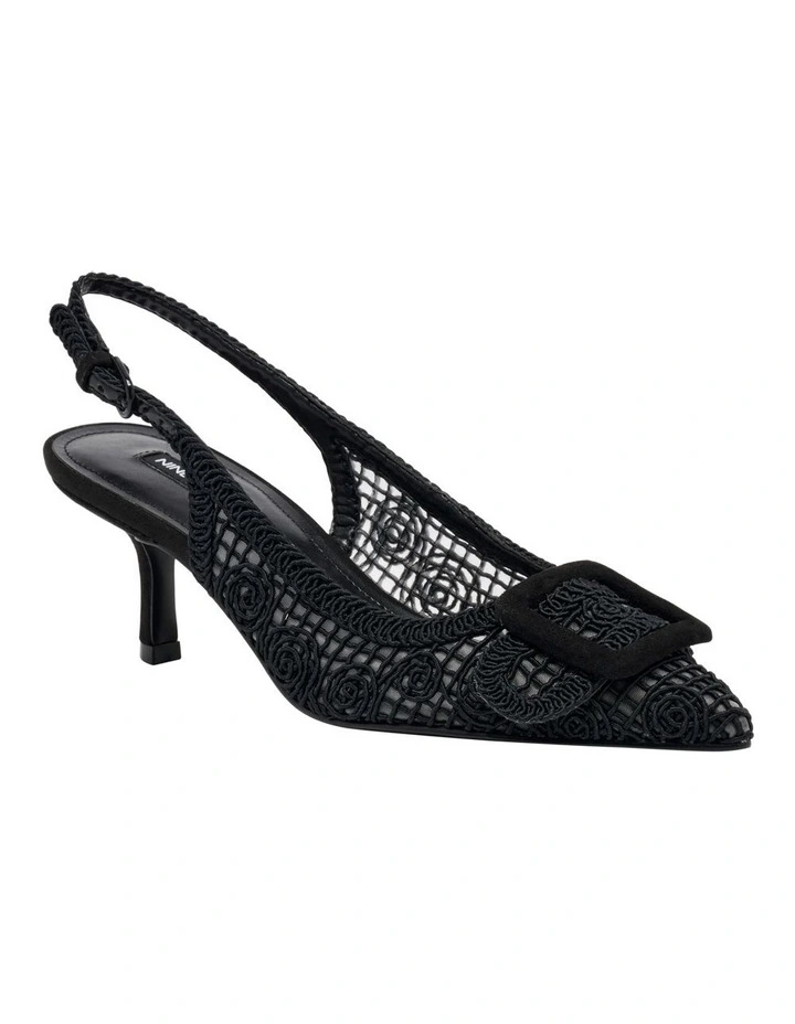 Nolla Slingback Pump in Black image 2