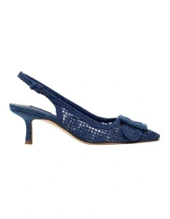 Nolla Slingback Pump in Blue