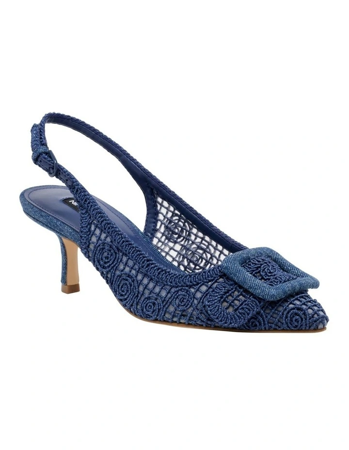 Nolla Slingback Pump in Blue image 2