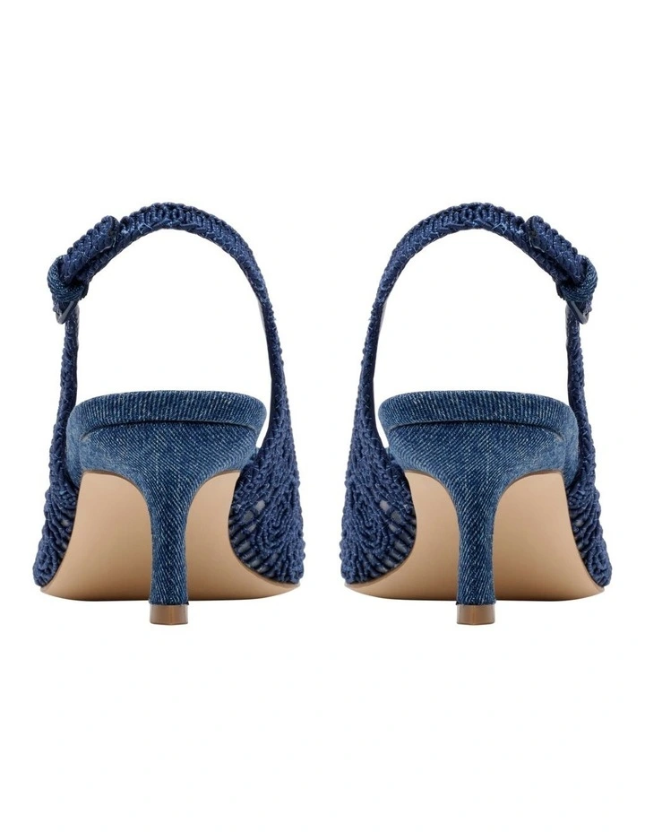 Nolla Slingback Pump in Blue image 4