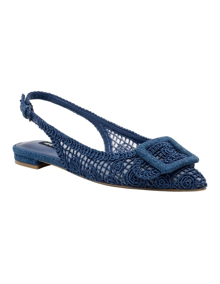 Jasser Flat in Blue image 2