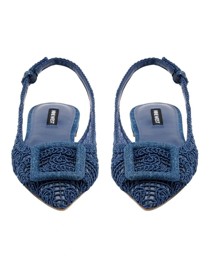 Jasser Flat in Blue image 3