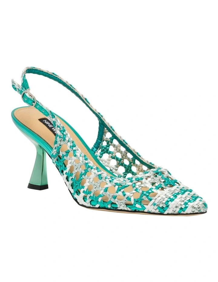 Madalene Pump in Green image 2