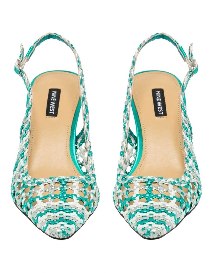Madalene Pump in Green image 3