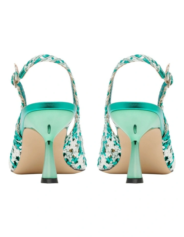 Madalene Pump in Green image 4