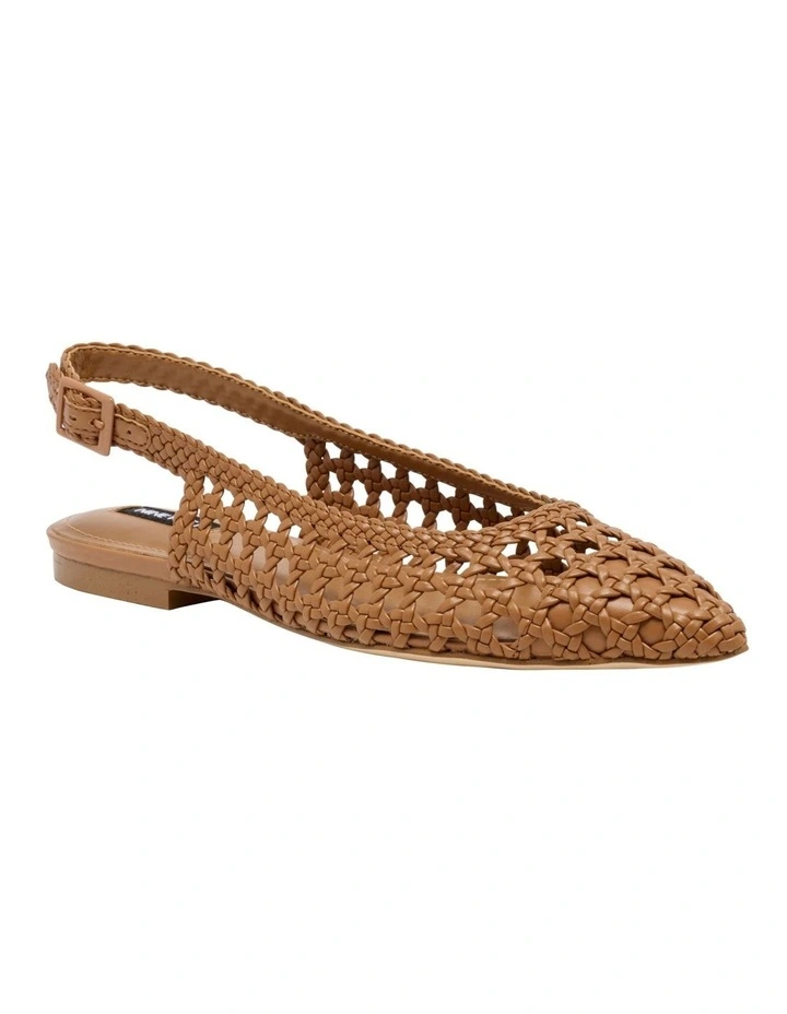 Soel Flat Shoe in Brown image 2