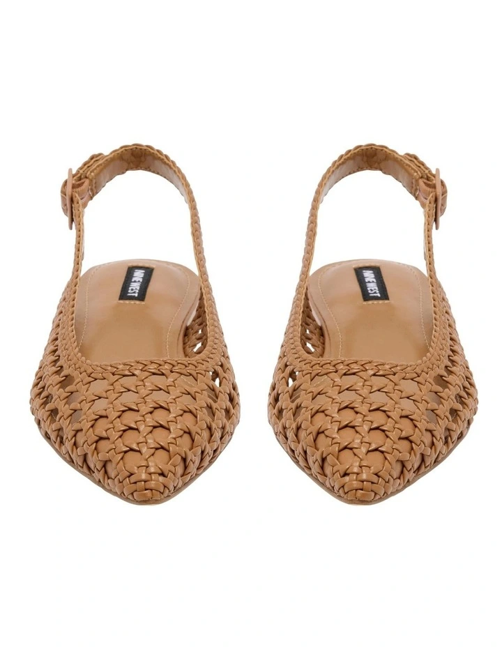 Soel Flat Shoe in Brown image 3