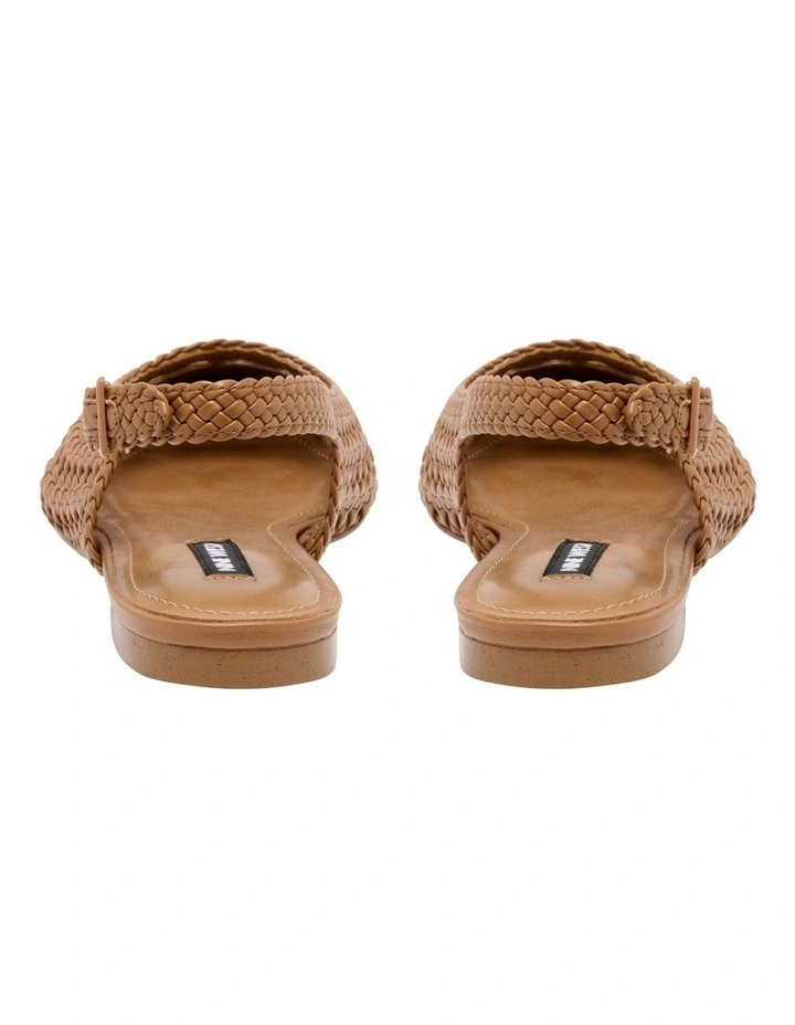 Soel Flat Shoe in Brown image 4