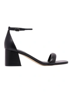 Gretal Heeled Sandal in Black