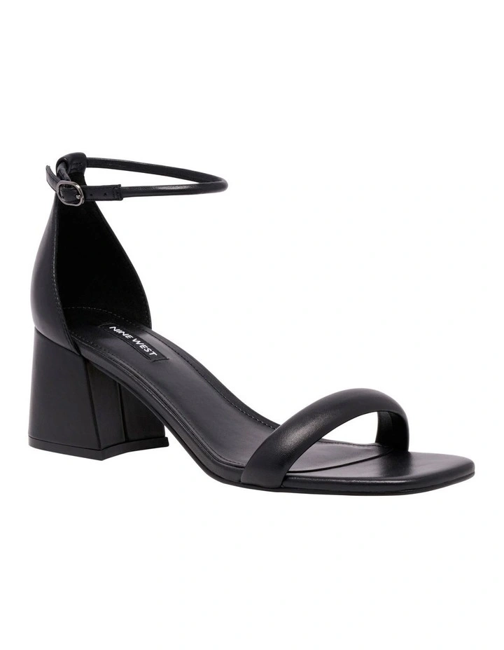 Gretal Heeled Sandal in Black image 2