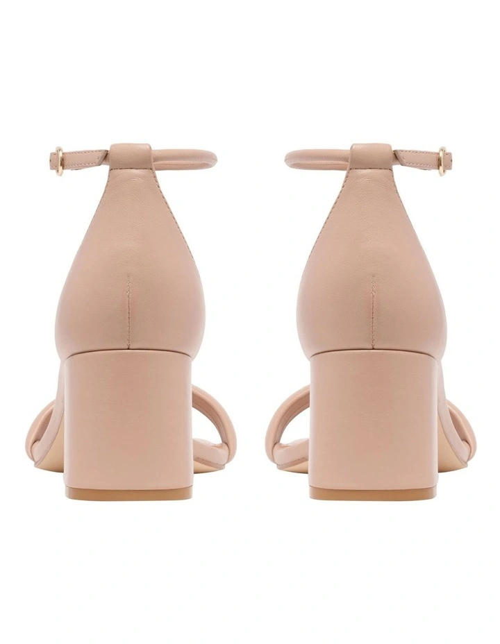 Gretal Heeled Sandal in Nude image 4