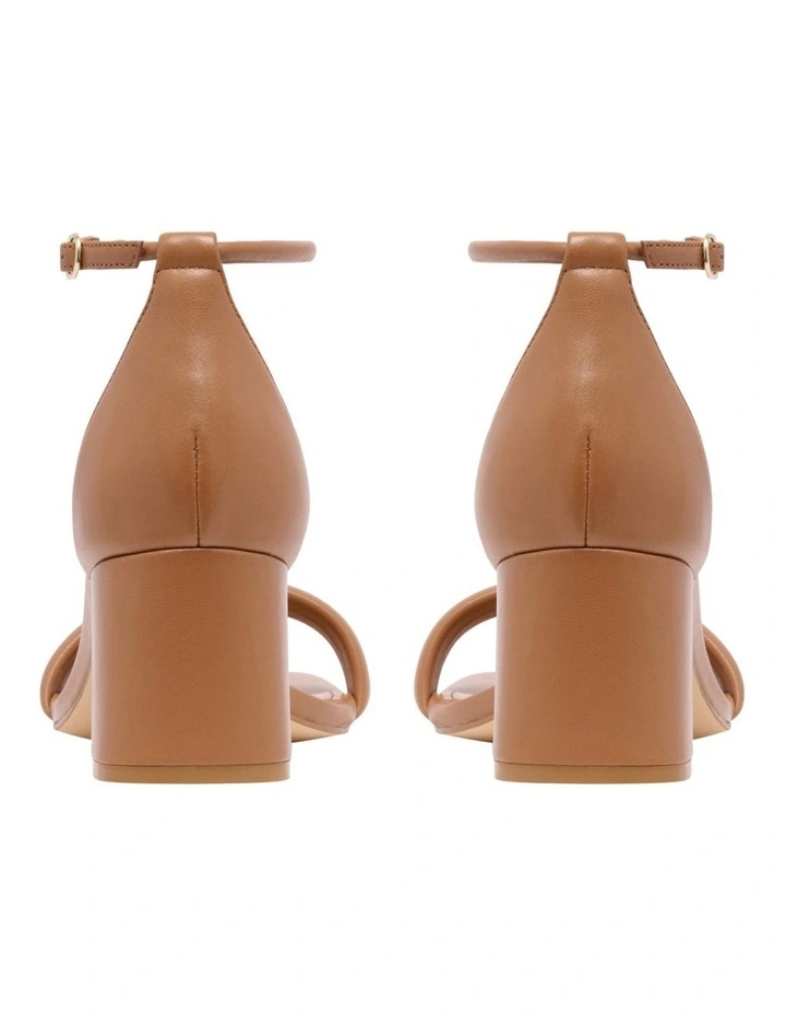 Gretal Heeled Sandal in Brown image 4
