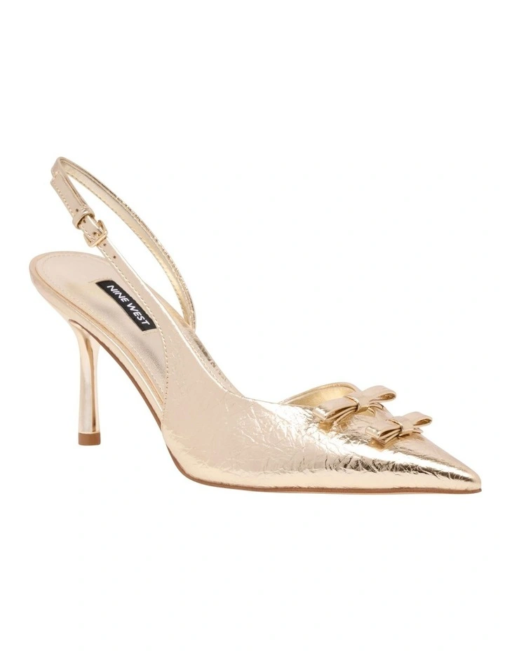 Rennie Slingback Pump in Gold image 2