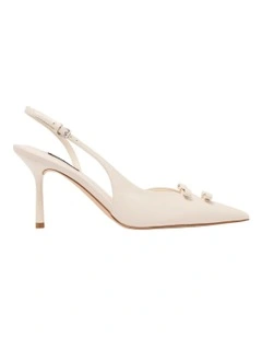 Rennie Slingback Pump in Ivory
