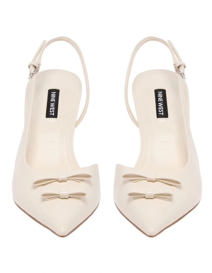 Rennie Slingback Pump in Ivory image 3