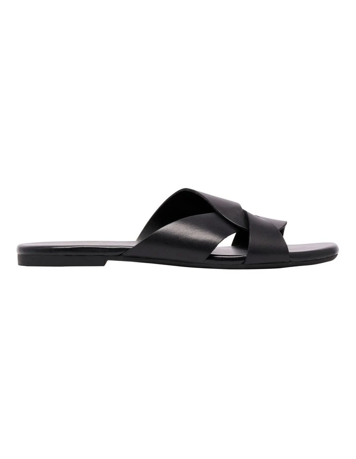 Finora Flat Sandal in Black image 1