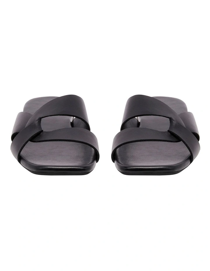 Finora Flat Sandal in Black image 3