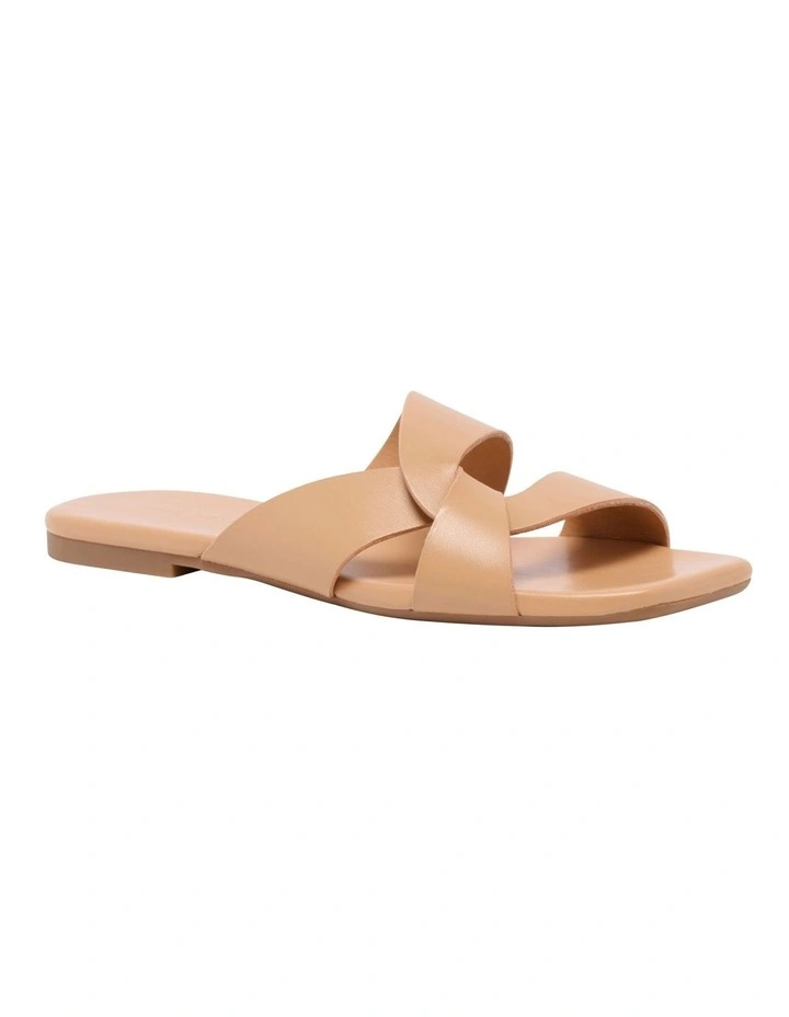 Finora Flat Sandal in Light Natural image 2