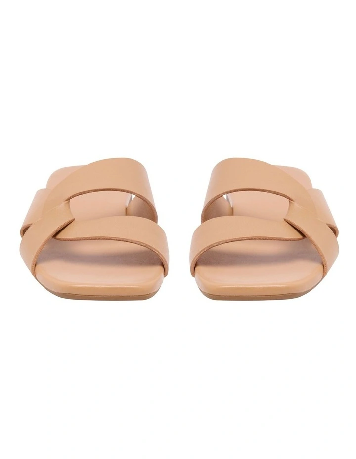 Finora Flat Sandal in Light Natural image 3