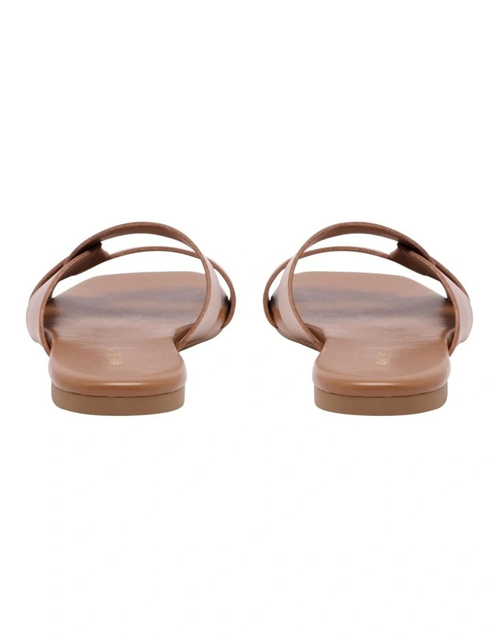 Finora Flat Sandal in Brown image 4