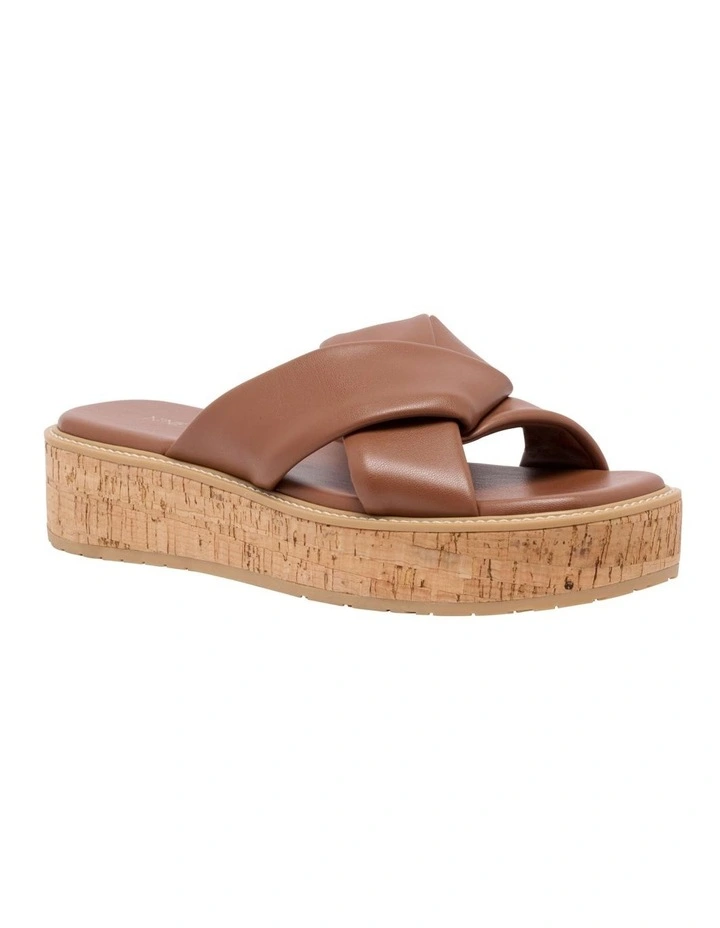 Fader Platform Slide in Brown image 2