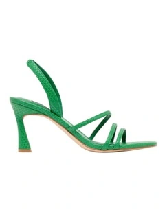 Nelen Heeled Sandal in Green