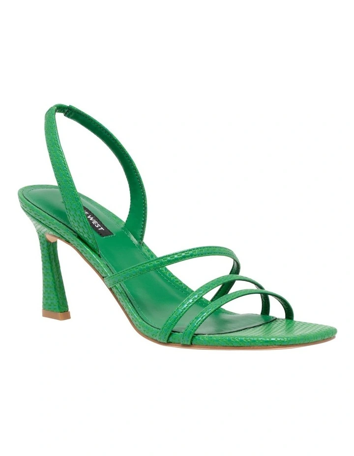 Nelen Heeled Sandal in Green image 2