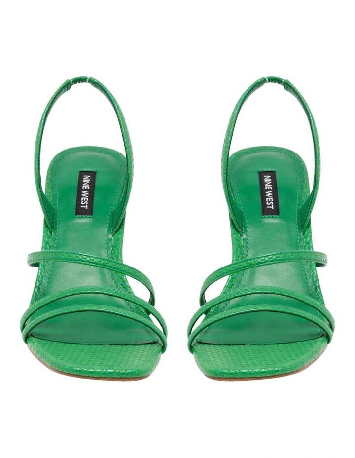 Nelen Heeled Sandal in Green image 3