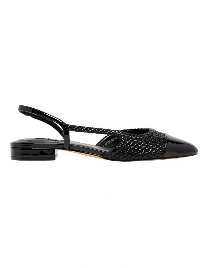Dresa Slingback Flat in Black image 1