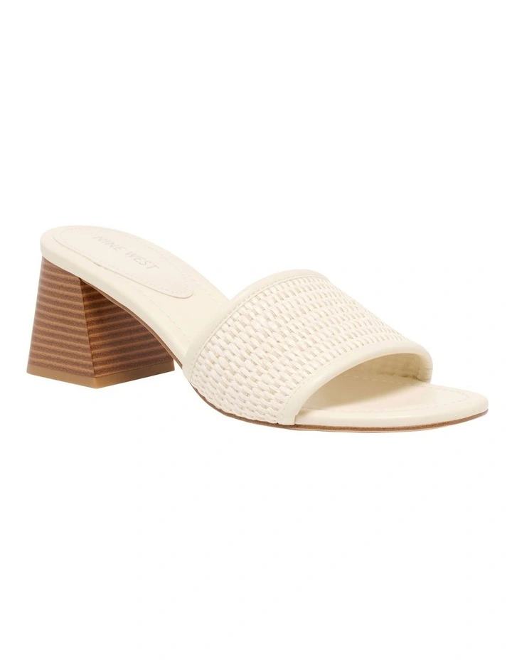 Fins Heeled Sandal in Ivory image 2