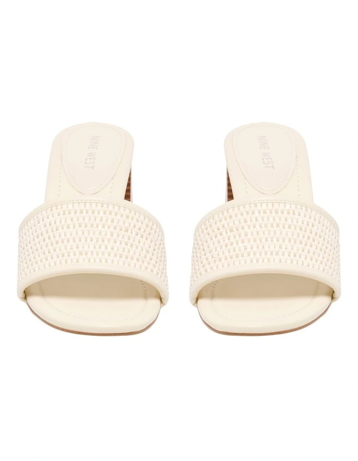 Fins Heeled Sandal in Ivory image 3