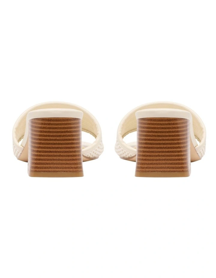 Fins Heeled Sandal in Ivory image 4