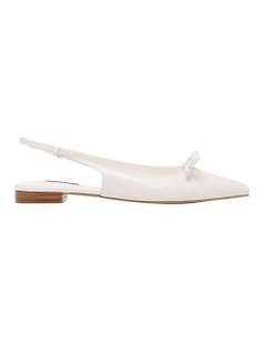 Lonzza Flat in White