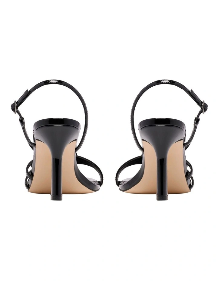 Herbs Heeled Sandal in Black image 4