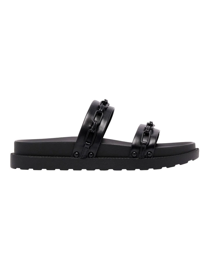 Nunas Flat Sandal in Black image 1