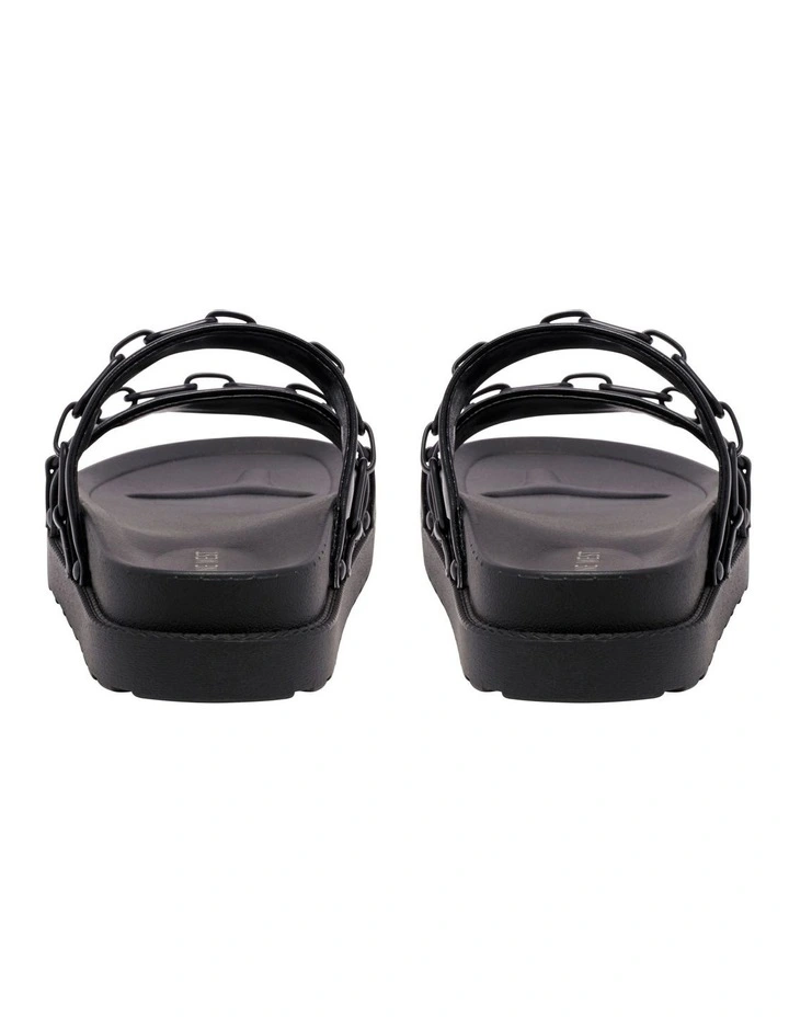 Nunas Flat Sandal in Black image 4