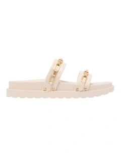 Nunas Flat Sandal in Ivory