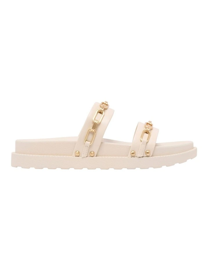 Nunas Flat Sandal in Ivory image 1