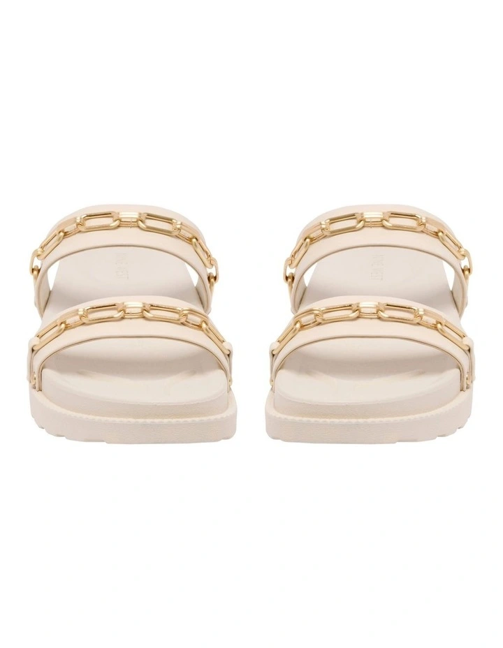 Nunas Flat Sandal in Ivory image 3