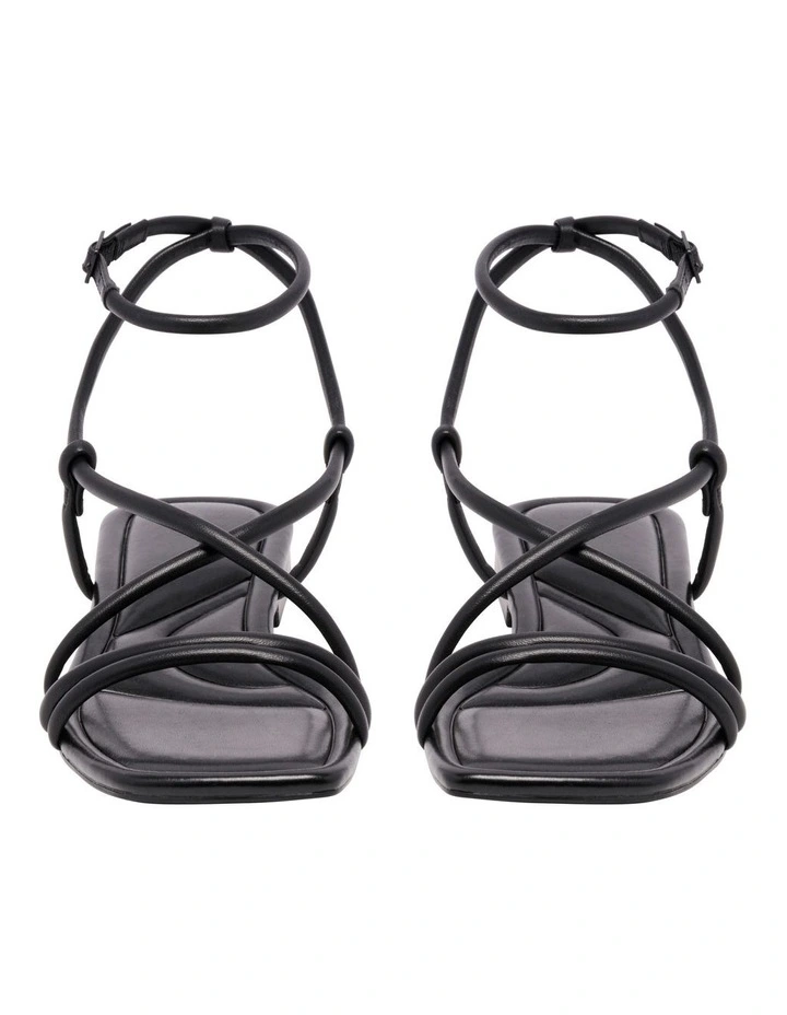 Labrey Flat Sandal in Black image 3