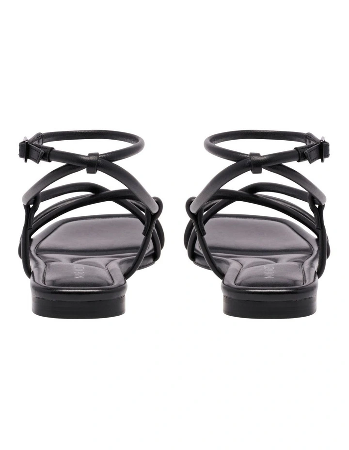 Labrey Flat Sandal in Black image 4